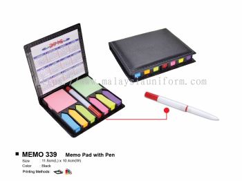 MEMO339 MEMOPAD WITH PEN (i)