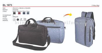 D*BL1673 (3 way Bag) (A)