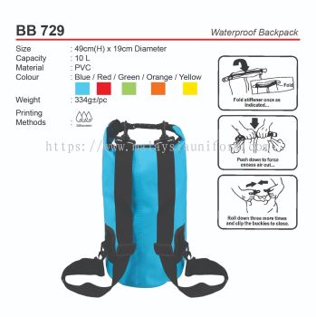 D*BB729 Waterproof Backpack (A)