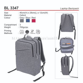 D*BL3347 Laptop Backpack (A)