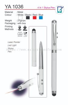 YA 1036 Metal Pen (4 in 1 Stylus Pen) (A)