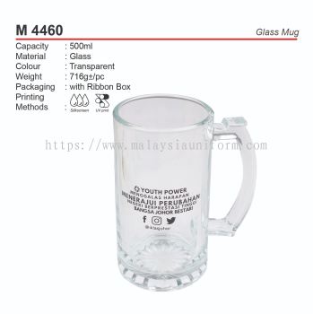 M 4460 (Glass Mug)(A)