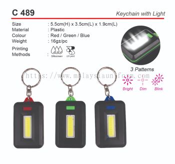 C489  Keychain with Light (A)