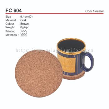 FC604  Cork Coaster (A)