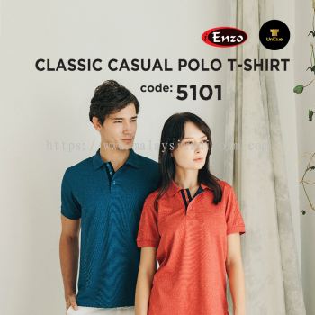 Air Micro T-shirt Collar | Plain Collar T-shirt |  Polo T-shirt | Adult 5101