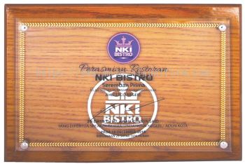 3066 Wooden crystal Opening Plaque(N)