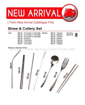 Straw & Cutlery Set (A) DN