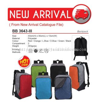 BB 3643-III (Backpack) (A)