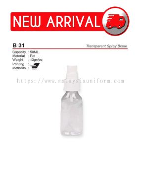 B 31 (Transparent Spray Bottle) (A)