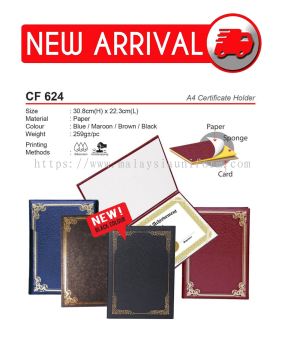 CF624 A4 Certificate Holder (A)