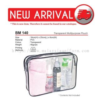 BM 140 Transparent Multipurpose Pouch