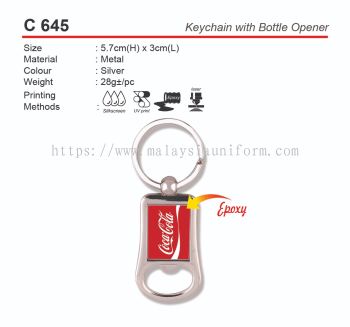 C 645 Keychain with Bottle Opener (A)