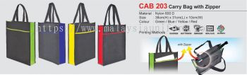 CAB 203 Carry Bag with Zipper (i)