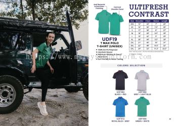 UDF19 T MAX POLO T-SHIRT (UNISEX)