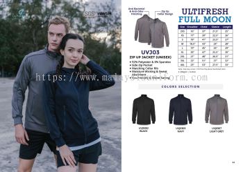 UVJ03 ZIP UP JACKET (UNISEX)