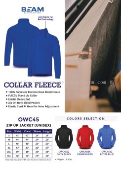 OWC45 ZIP UP POCKET (UNISEX)