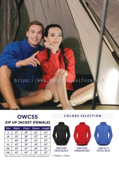 OWC55 ZIP UP POCKET (FEMALE)