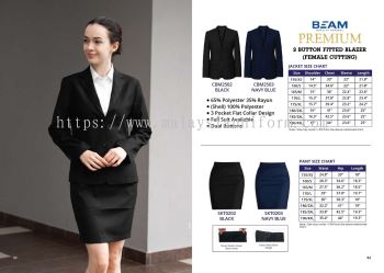 PREMIUM  EXECUTIVE SUITS FOR FEMALE / BLAZER & PANTS - CBM25 & PAT02