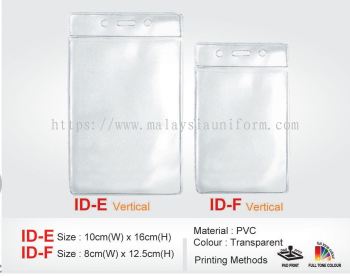 ID CARD HOLDER - ID-E & ID-F (i)