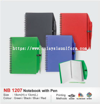 NB  1207 notebook & pen