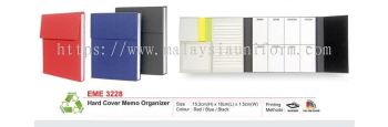 EME 3228- Hard cover memo organizer 