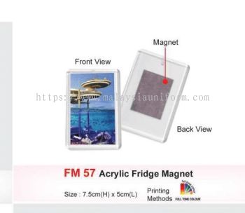 FM57-arcylic fridge magnet 