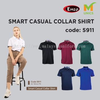 5911- Enzo Smart Casual Collar Shirt