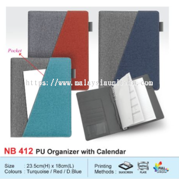 NB 412 PU Oraganizer with Calender (i) 