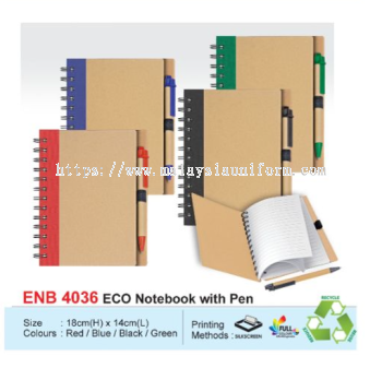 ENB 4036  ECO Notebook with Pen (i) 