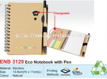 ENB 3129 Eco Notebook with Pen (i) 