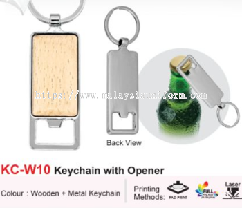 KC-W10 Keychain with Opener (i) 