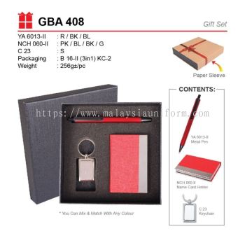 GBA 408 Gift Set