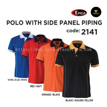 T-shirt Collar | Polo T-shirt | Plain Collar T-shirt | Adult 2141