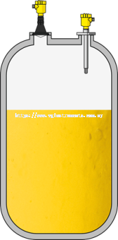 Level measurement and point level detection in the chemical tank