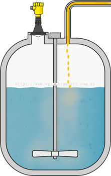 Level measurement in the conditioning tank