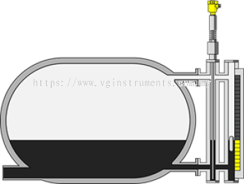 Level measurement in the reflux accumulator drum