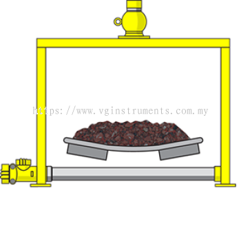 Mass flow measurement on conveyor belts