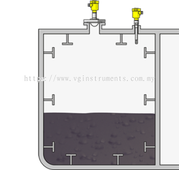 Level measurement and point level detection in FPSO crude oil tanks