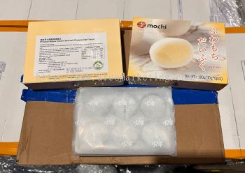 Ice Cream Mochi / Daifuku Sea Salt Cheese Oat Flavor (Halal Certified) 30g x 6pcs/box