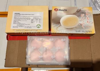Ice Cream Mochi / Daifuku Peach Flavor (Halal Certified) 30g x 6pcs/box