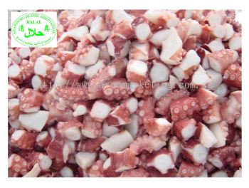 Arco Marketing Pte Ltd : Tako Cut / Boiled Octopus Diced Cut (about 200pcs = 1kg/pkt) (Halal Certified) 
