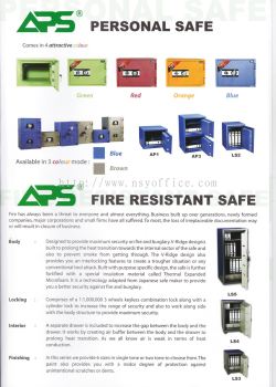 APS Personal Safe Series