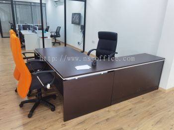 Office workstation and chairs