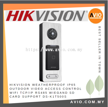 Hikvision Weatherproof IP65 Outdoor Video Access Control WIFI TCP/IP RS485 WIEGAND SD Card Support DS-K1T500S