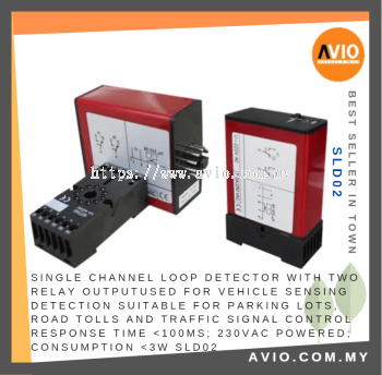 Single Channel Loop Detector Two Relay Output use for Vehicle Sensing Detection Parking Road Tolls Traffic Control SLD02