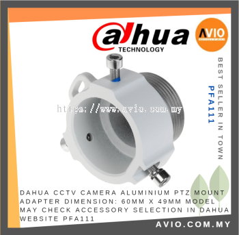 Dahua CCTV Camera Aluminium PTZ Mount Adapter 60x49mm Model May Check Accessory Selection in Dahua Website PFA111