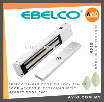 EBELCO Single Door EM Lock 600lbs 272Kg Door Access Electromagnetic Magnet Access Door E600