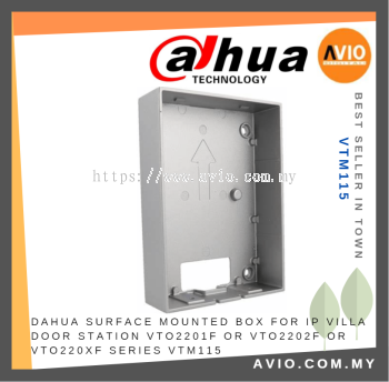 Dahua Surface Mounted Box For IP Villa Door Station VTO2201F or VTO2202F or VTO220XF Series VTM115