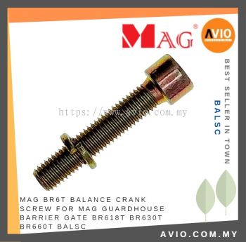 MAG BR6T Balance Crank Screw for MAG Guardhouse Security Barrier Gate BR618T BR630T BR660T Metal BALSC