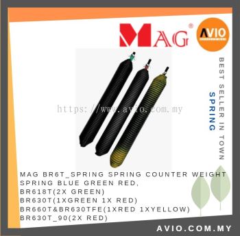 MAG BR6T_Spring Spring Counter Weight for MAG Guardhouse Barrier Gate BR618T BR630T BR660T Red Green Yellow SPRING-RYG